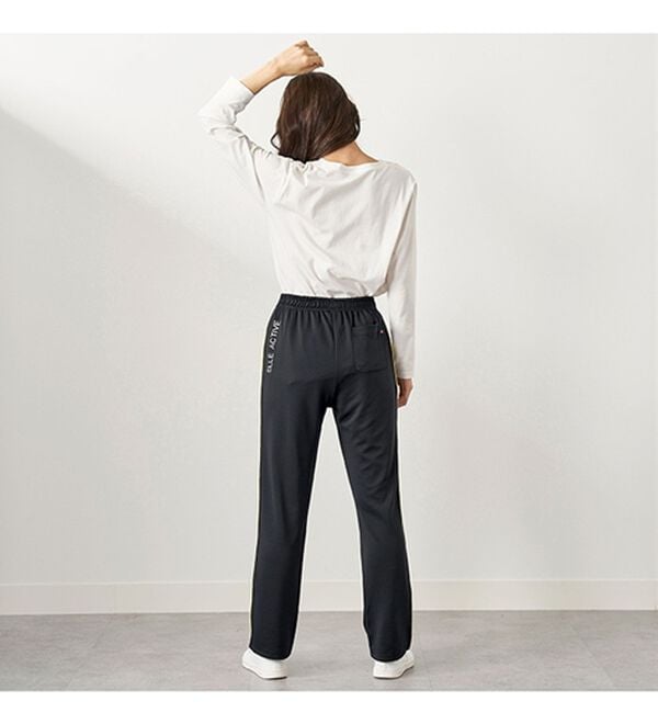 BELLUNA（ベルーナ）の「＜ＥＬＬＥ　Ａｃｔｉｖｅ＞多機能！配色ジャージパンツ（その他パンツ）」｜詳細画像