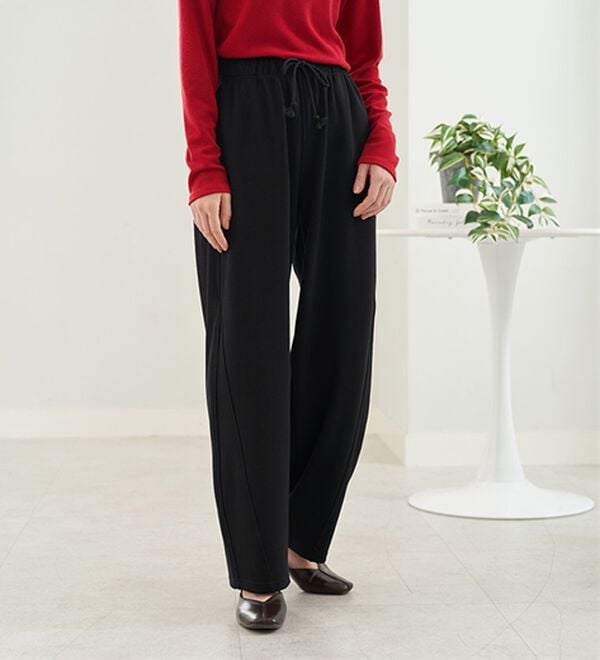 BELLUNA（ベルーナ）の「シュッと体型カバー　ジャストフィットバレルパンツ（フルレングスパンツ）」｜詳細画像