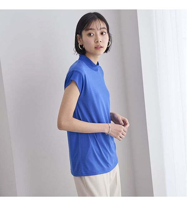 BELLUNA（ベルーナ）の「脱Ｔシャツ！チュールデザイントップス（カットソー）」｜詳細画像