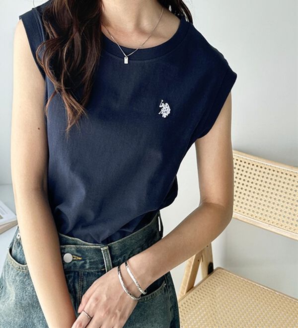 GeeRA（ジーラ）の「【Ｕ．Ｓ．　ＰＯＬＯ　ＡＳＳＮ．】ノースリＴシャツ（タンクトップ・キャミソール）」｜詳細画像