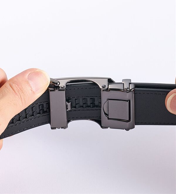 「【２本組】＜ゴールデンベア＞秒で着脱！ラクラク快適ベルト（メンズベルト）」｜詳細画像