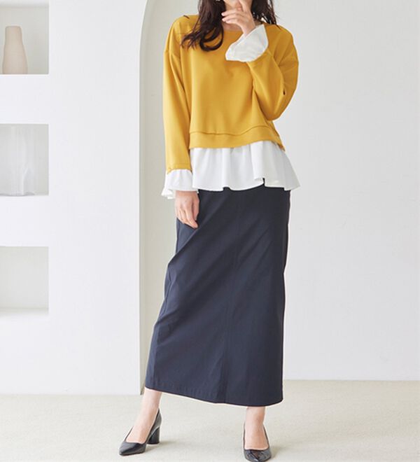 RANAN（ラナン）の「〈グラフェン〉ハイスペックストレッチナロ－スカート（ロングスカート）」｜詳細画像