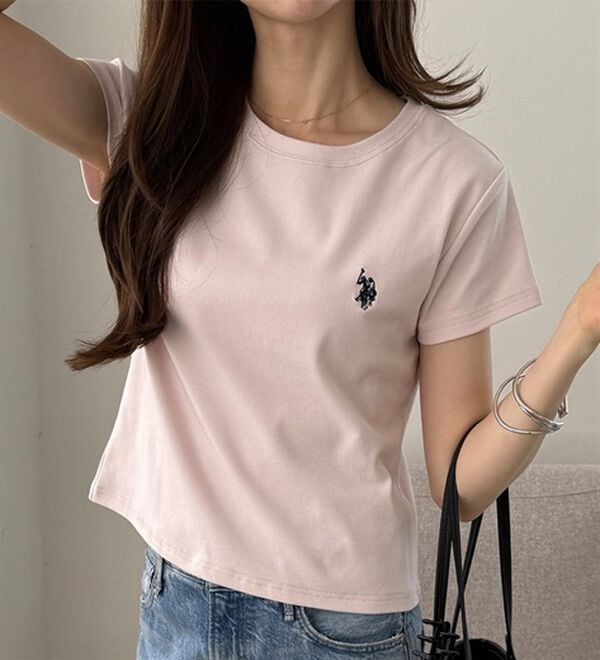 GeeRA（ジーラ）の「【ＵＳ．ＰＯＬＯ．ＡＳＳＮ】汗染み防止ミニＴシャツ（Tシャツ）」｜詳細画像