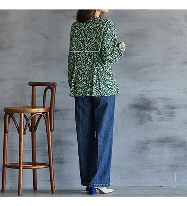 RANAN（ラナン）の「小花柄プリントブラウス（ブラウス）」｜詳細画像