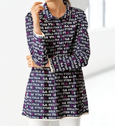 BELLUNA（ベルーナ）の「＜ＦＩＬＡ＞配色使いポロチュニック（チュニック）」