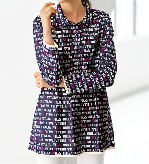 BELLUNA（ベルーナ）の「＜ＦＩＬＡ＞配色使いポロチュニック（チュニック）」｜詳細画像