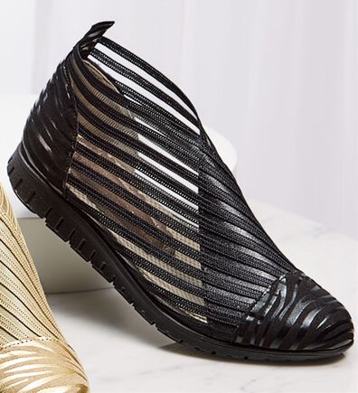 ルフラン（ルフラン）の「ゼブラ柄シアーストレッチサマーシューズ（フラットシューズ）」