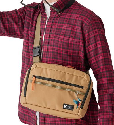 「日本野鳥の会　ショルダーバッグ（メンズショルダーバッグ）」