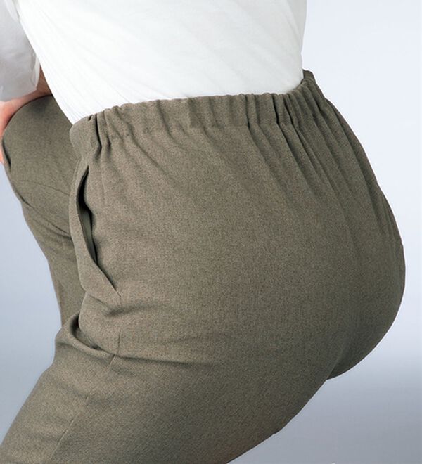 ルフラン（ルフラン）の「【４本組】日本製お手入れラク！暖かパンツ（フルレングスパンツ）」｜詳細画像