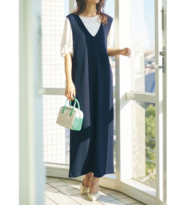 RANAN（ラナン）の「ジャカード素材ボリューム袖プルオーバー（カットソー）」｜詳細画像