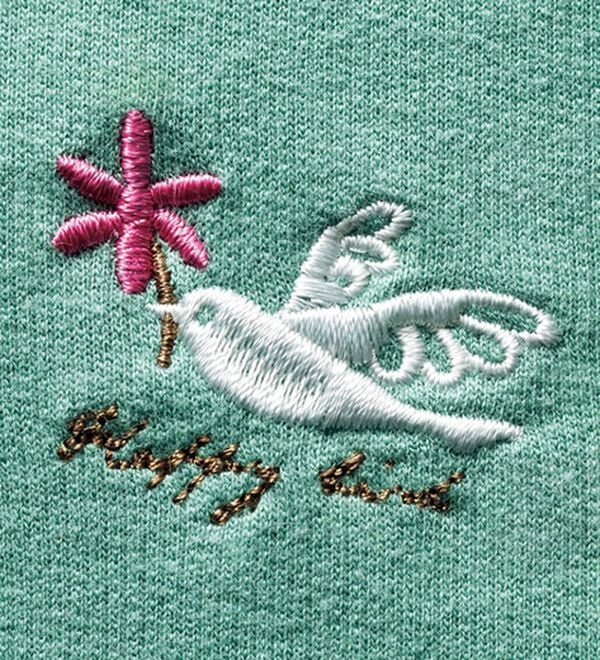 LAVIENNE（ラヴィエンヌ）の「ゆったり刺しゅうスウェットパジャマ（パジャマ・ルームウェア）」｜詳細画像