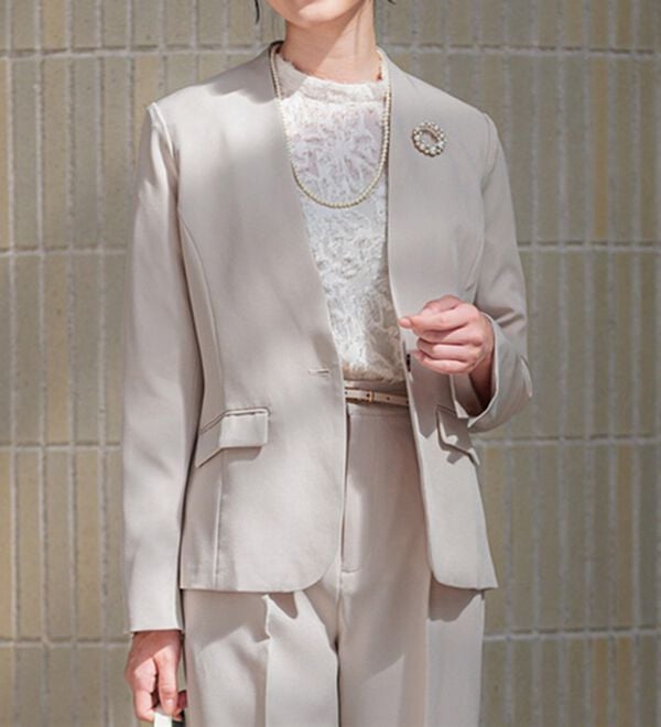 GeeRA（ジーラ）の「洗える！ストレッチカセットスーツ（その他ワンピース）」｜詳細画像