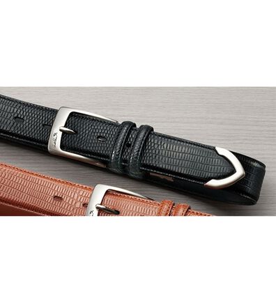 「＜アーノルド　パーマー＞リザード型押しベルト（メンズベルト）」