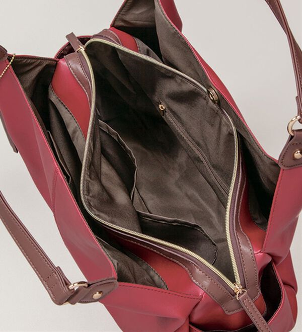 BELLUNA（ベルーナ）の「Ａ４対応１０ポケット大収納トート（トートバッグ）」｜詳細画像