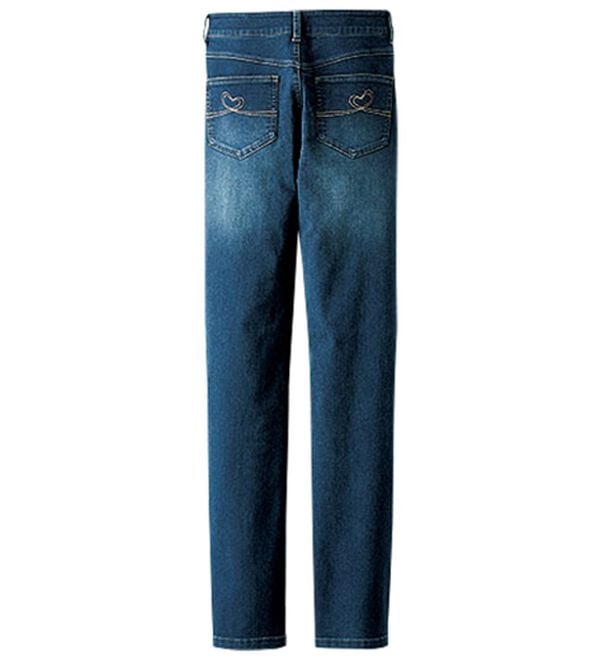 BELLUNA（ベルーナ）の「ふんわり裏起毛ストレッチデニムパンツ（フルレングスパンツ）」｜詳細画像