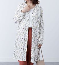 BELLUNA（ベルーナ）の「花柄プリントデザインワンピース（プリントワンピース）」