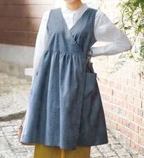 「そのままお出かけ！エプロンワンピース（エプロン）」