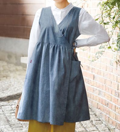 「そのままお出かけ！エプロンワンピース（エプロン）」