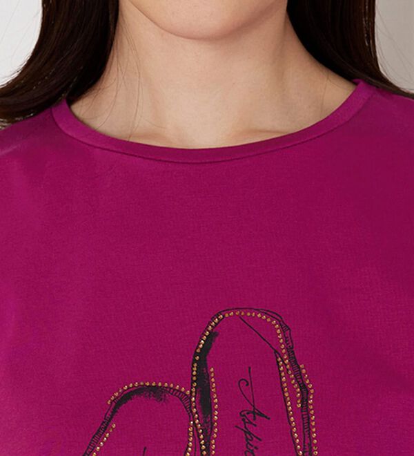 BELLUNA（ベルーナ）の「リボンモチーフ裾フリルプルオーバー（Tシャツ）」｜詳細画像