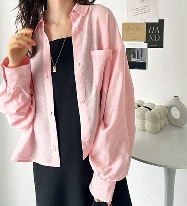 GeeRA（ジーラ）の「着回し自在シアーショートシャツ（シャツ）」｜詳細画像