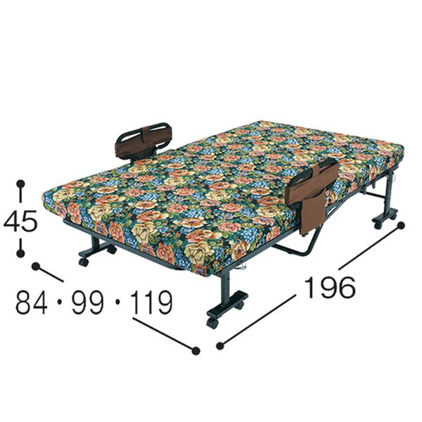 「組立簡単　寝心地が選べる手動ベッド（ベッド）」｜詳細画像