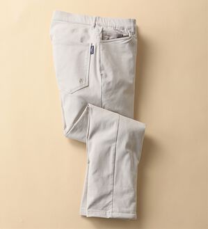 「＜コムルヴァン・オム＞こっそり裏中わたスマートパンツ（メンズフルレングスパンツ）」｜アイボリー