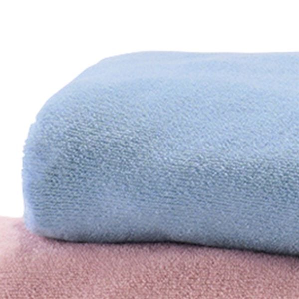 iellio（イエリオ）の「ぐーんと伸びてぴったりフィットシーツ（敷布団カバー・シーツ）」｜タオルブルー