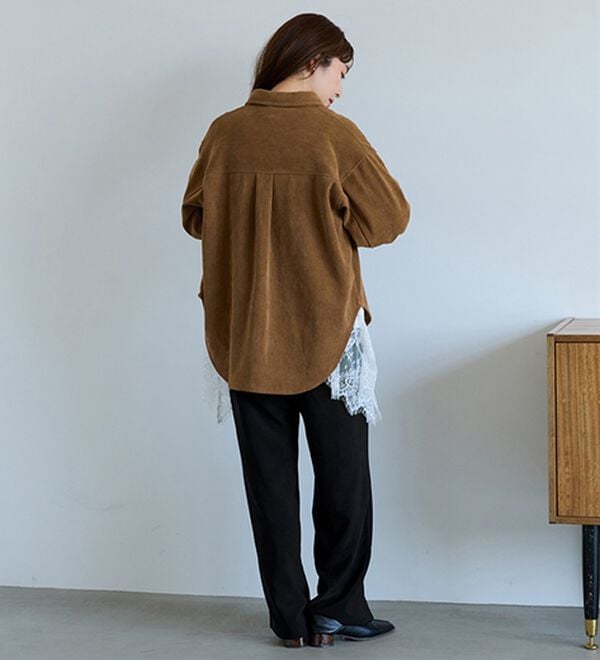 BELLUNA（ベルーナ）の「やわらかコーデュロイ素材シャツジャケット（その他ジャケット）」｜詳細画像