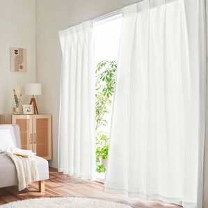 iellio（イエリオ）の「断熱保温ＵＶカット採光レースカーテン２枚組＜夜も見えにくい・透けにくい・ミラーレース・省エネ節電＞（レースカーテン）」｜詳細画像