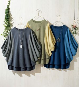 ルフラン（ルフラン）の「【３色組】風通るスッキリ見えのゆったりプルオーバー（カットソー）」｜詳細画像