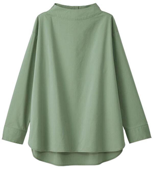 BELLUNA（ベルーナ）の「＜ＳＯＬＯＴＥＸ（Ｒ）＞ストレッチブラウス（ブラウス）」｜オリーブ