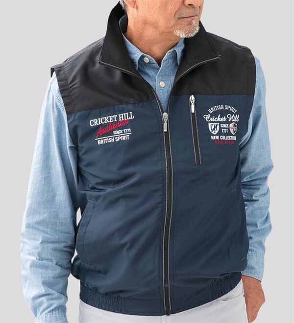 「ブランドデザイン裏メッシュベスト（メンズベスト）」｜詳細画像