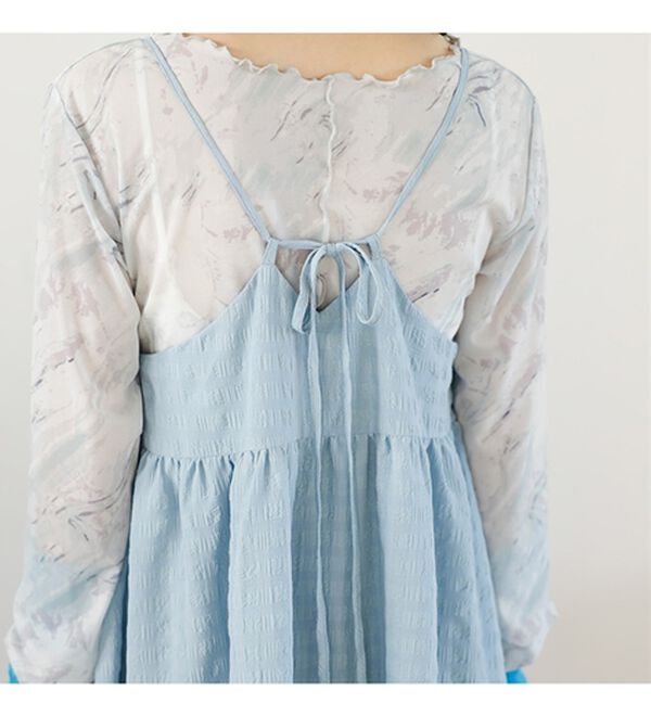 GeeRA（ジーラ）の「ぽこぽこエンボス素材キャミワンピース（その他ワンピース）」｜詳細画像