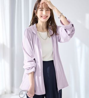 alotta（アロッタ）の「＜水陸両用＞紫外線カット！爽快ジップパーカー（パーカー）」｜詳細画像