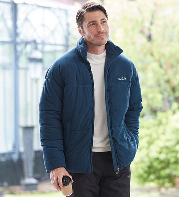 「＜アーノルド　パーマー＞ダウン使いコーデュロイジャケット（メンズジャケット）」｜詳細画像