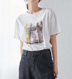 RANAN（ラナン）の「ロゴプリントTシャツ（Tシャツ）」｜フォト
