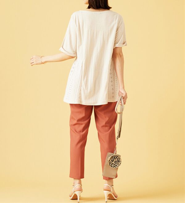 BELLUNA（ベルーナ）の「ヒンヤリ！サイドレース切替チュニック（チュニック）」｜詳細画像