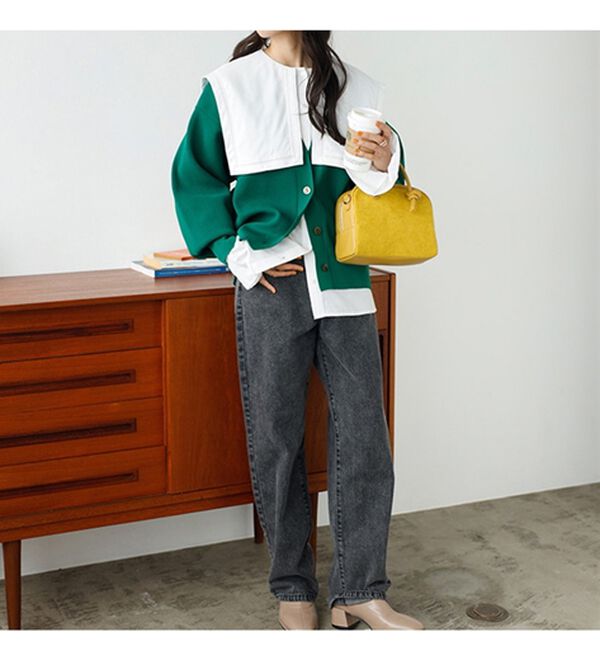 GeeRA（ジーラ）の「コクーンニットカーディガン（ニットカーディガン）」｜詳細画像