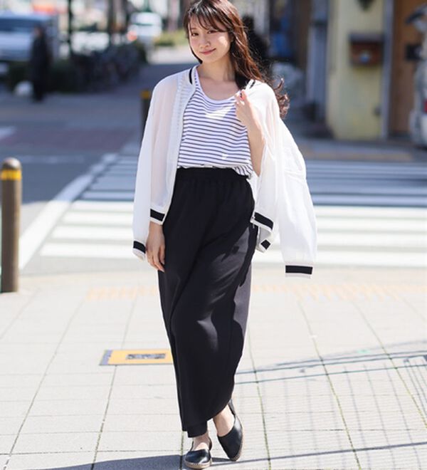 A HAPPY MARILYN（アハッピーマリリン）の「【Ｍ～８Ｌ／選べる裾】【接触冷感・吸水速乾】さらさらタンクトップ（タンクトップ・キャミソール）」｜詳細画像