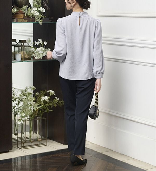 RANAN（ラナン）の「ボウタイリボンブラウス（ブラウス）」｜詳細画像