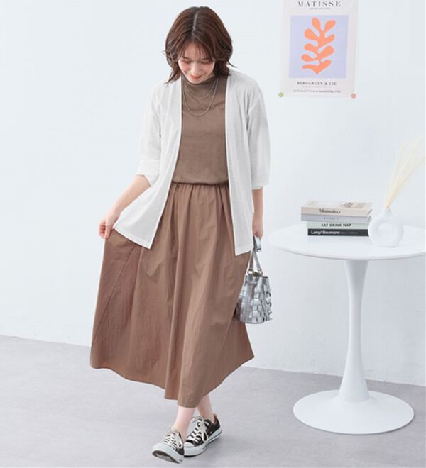 Viola e Viola（ヴィオラ エ ヴィオラ）の「【選べる丈】こなれカーデ（その他カーディガン）」｜詳細画像