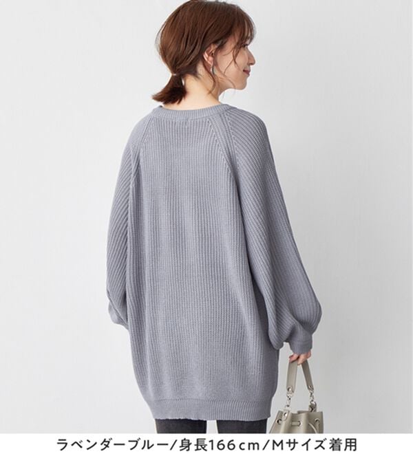 Viola e Viola（ヴィオラ エ ヴィオラ）の「バルーン袖ゆるニット（ニット・セーター）」｜詳細画像