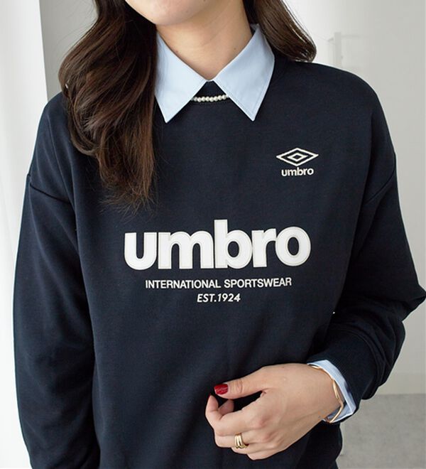 alotta（アロッタ）の「【ＵＭＢＲＯ】裏毛ゆるスウェット（トレーナー・スウェット）」｜詳細画像