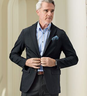 「デニムライクストレッチジャケット（メンズジャケット）」｜詳細画像