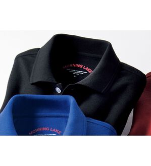 「毎日着たい吸汗速乾ポロシャツ（メンズポロシャツ）」｜ブラック