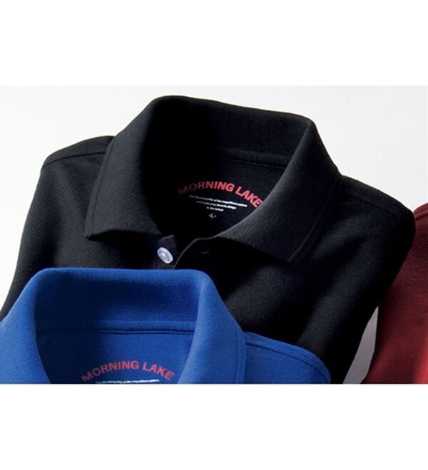 「毎日着たい吸汗速乾ポロシャツ（メンズポロシャツ）」｜ブラック