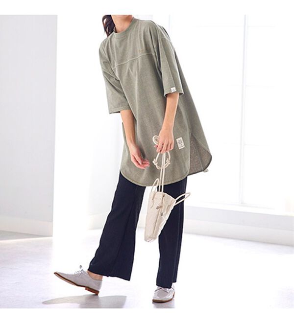 BELLUNA（ベルーナ）の「ビンテージ風コットン１００％刺しゅう入りチュニック（チュニック）」｜詳細画像