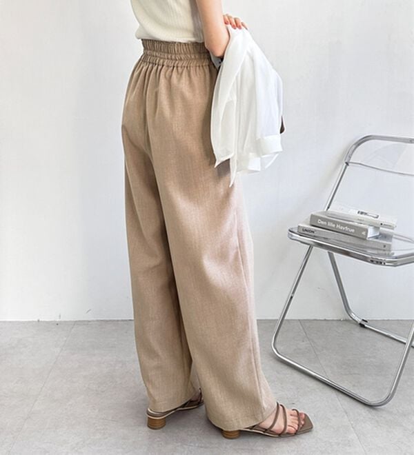 GeeRA（ジーラ）の「【体型カバー】上品なのにラクちんワイドパンツ（フルレングスパンツ）」｜詳細画像