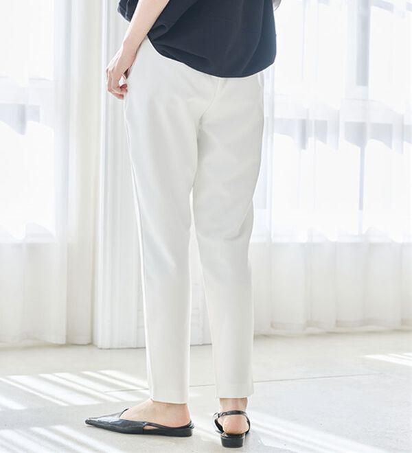 RANAN（ラナン）の「【選べる股下】ひんやり美脚シルエットタックパンツ（フルレングスパンツ）」｜詳細画像