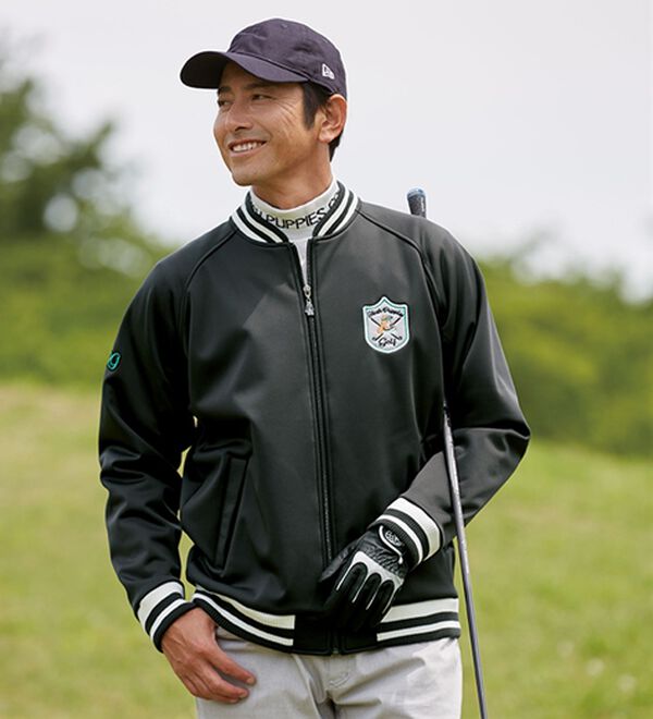 「＜ハッシュパピー・ゴルフ＞防風アクティブブルゾン（メンズニット・セーター）」｜詳細画像